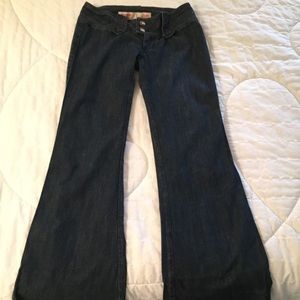 Mossimo size 1 Jeans low rise flare